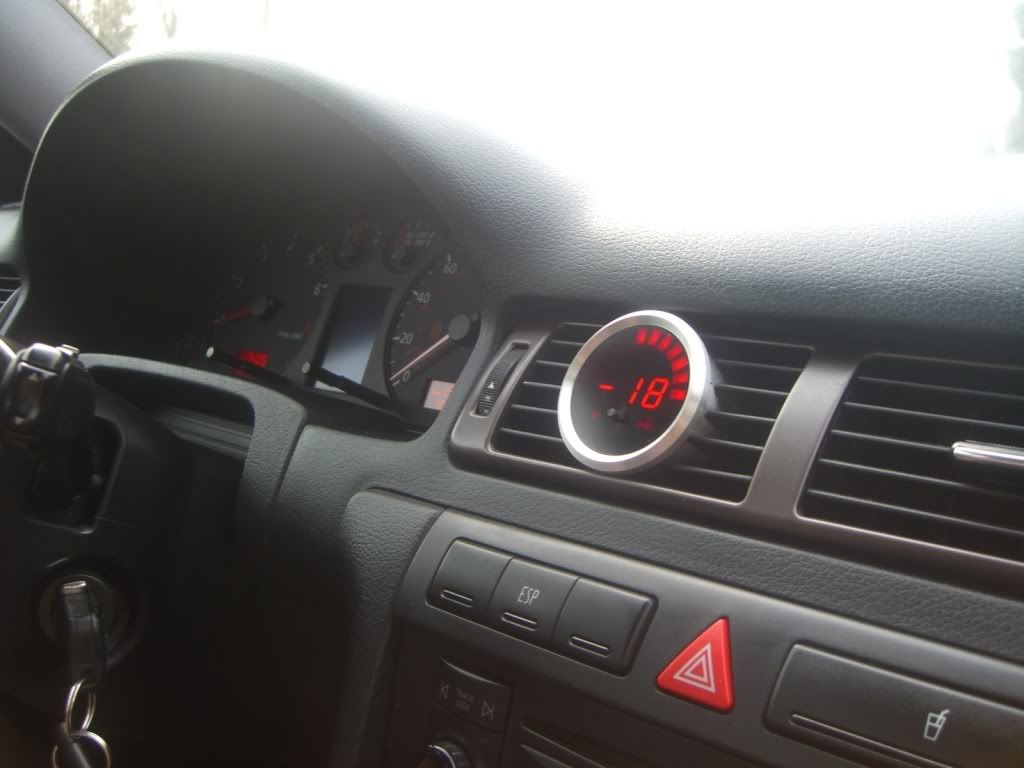 Vent Pod Boost Gauge finally finished........